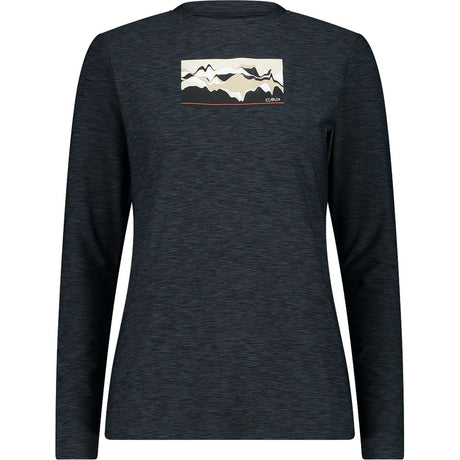 CMP Damen T-Shirt nero mel-sesamo Produktbild 0