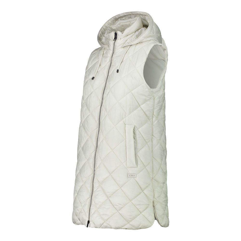CMP Long Vest Fix Hood Damen Weste gesso (33K3686) Produktbild 2