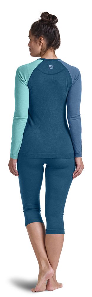 Ortovox 120 Comp Light Short Pants Damen 3/4 Unterhosen petrol blue Produktbild 3