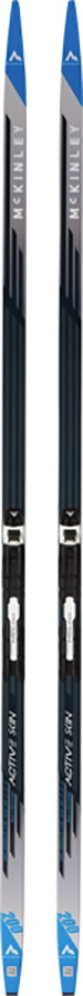 McKinley Active Skin Langlaufski (inkl. Bindung) black/grey/blue Produktbild 2