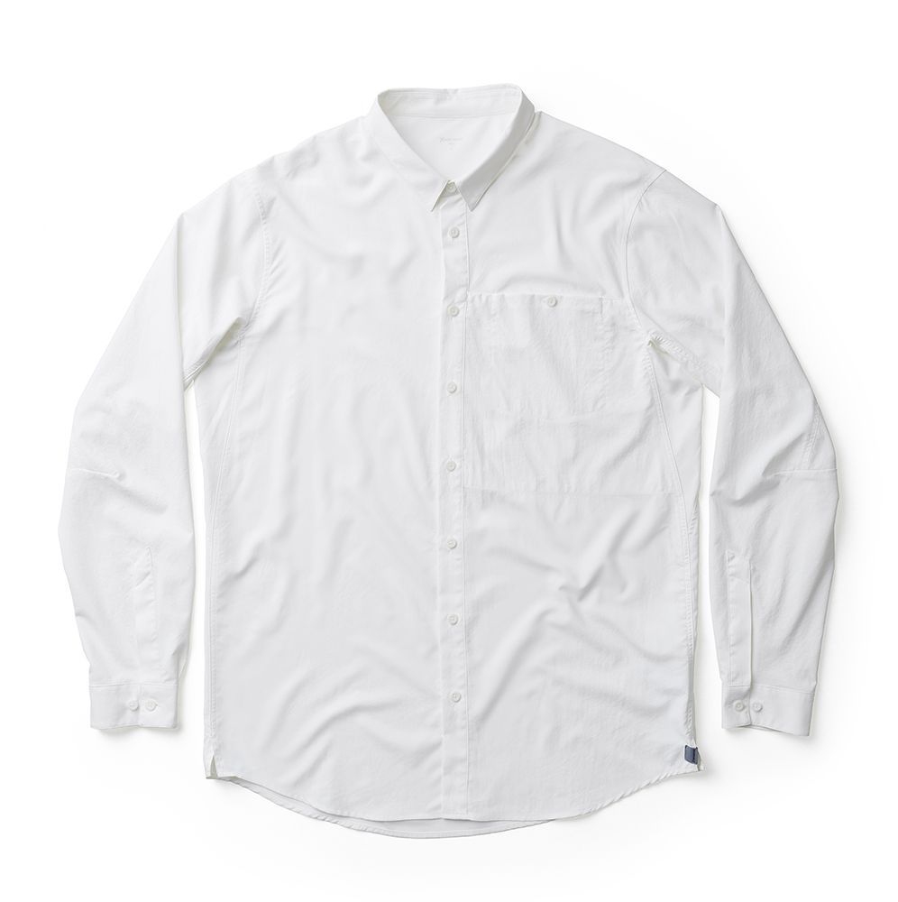 Houdini Longsleeve Shirt Herren Langarm-Hemd powderday white Produktbild 0