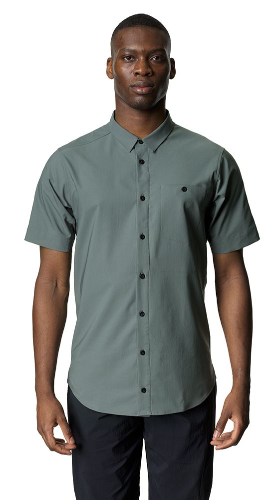 Houdini Shortsleeve Shirt Herren Kurzarmhemd greeness Produktbild 1