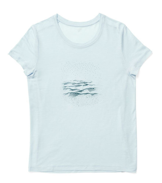 Houdini Tree Message Tee Damen T-Shirt bluetiful Produktbild 0