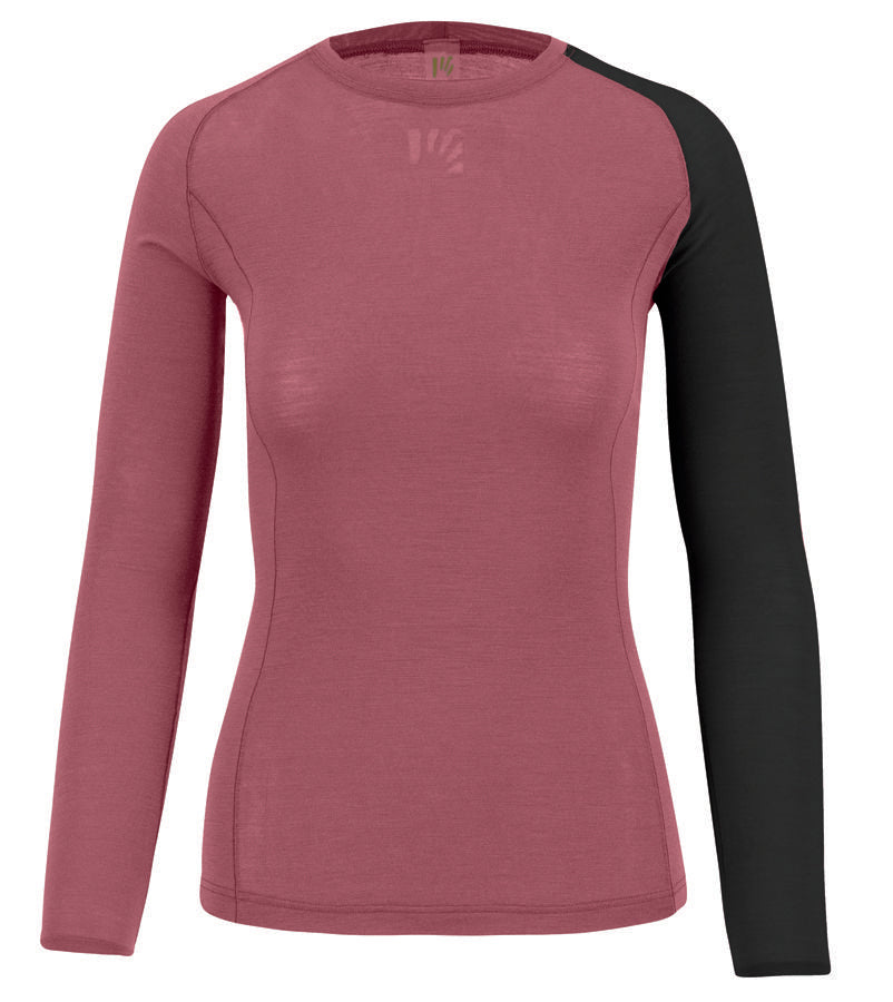 Karpos Dinamico Merino 130 Damen Jersey Longsleeve deco rose/black Produktbild 0