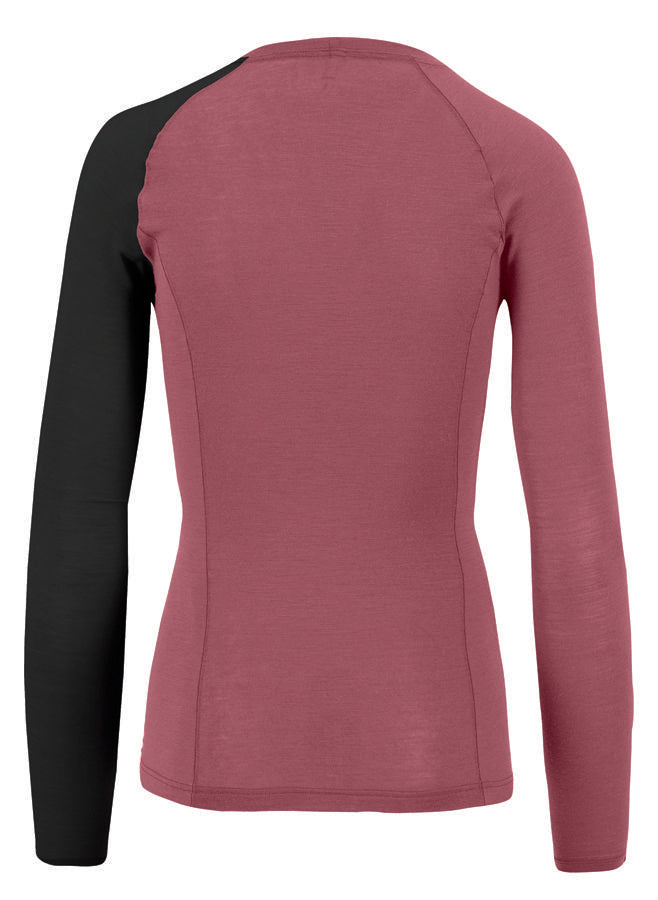 Karpos Dinamico Merino 130 Damen Jersey Longsleeve deco rose/black Produktbild 1
