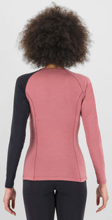 Karpos Dinamico Merino 130 Damen Jersey Longsleeve deco rose/black Produktbild 3