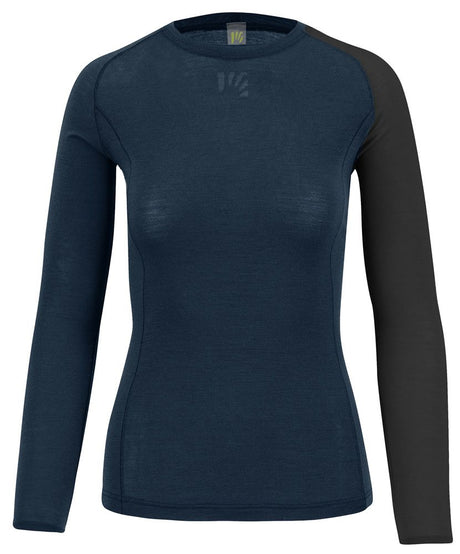 Karpos Dinamico Merino 130 W Jersey Damen Langarmshirt midnight/black Produktbild 1
