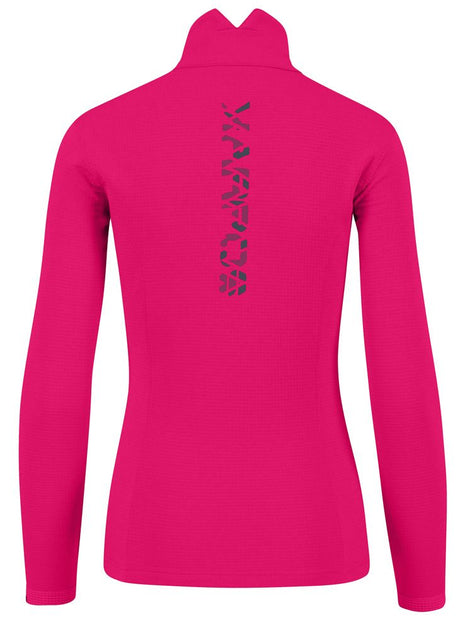 Karpos Pizzocco W Half Zip Damen Fleece-Longsleeve pink Produktbild 1