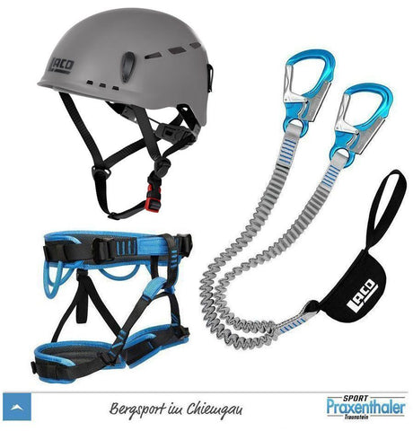 Klettersteig Komplettset LACD Pro Evo 3.0 + Start Gurt und Helm phantom Produktbild 0