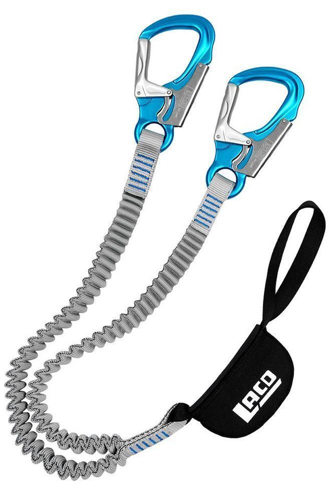 Klettersteig Komplettset LACD Pro Evo 3.0 + LACD Start Gurt + LACD Protector Helm blau Produktbild 1