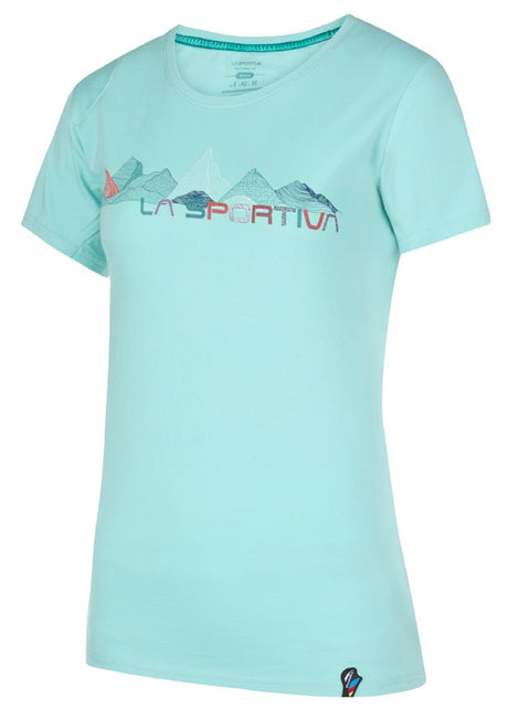 La Sportiva Peaks T-Shirt W Klettershirt Damen iceberg eisblau (O18636636) Produktbild 0