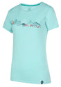La Sportiva Peaks T-Shirt W Klettershirt Damen iceberg eisblau (O18636636) Produktbild 0
