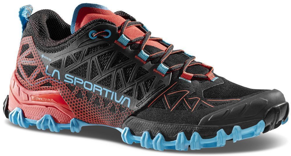 La Sportiva Bushido II Woman GTX Damen Trailrunningschuh black/hibiscus Produktbild 0