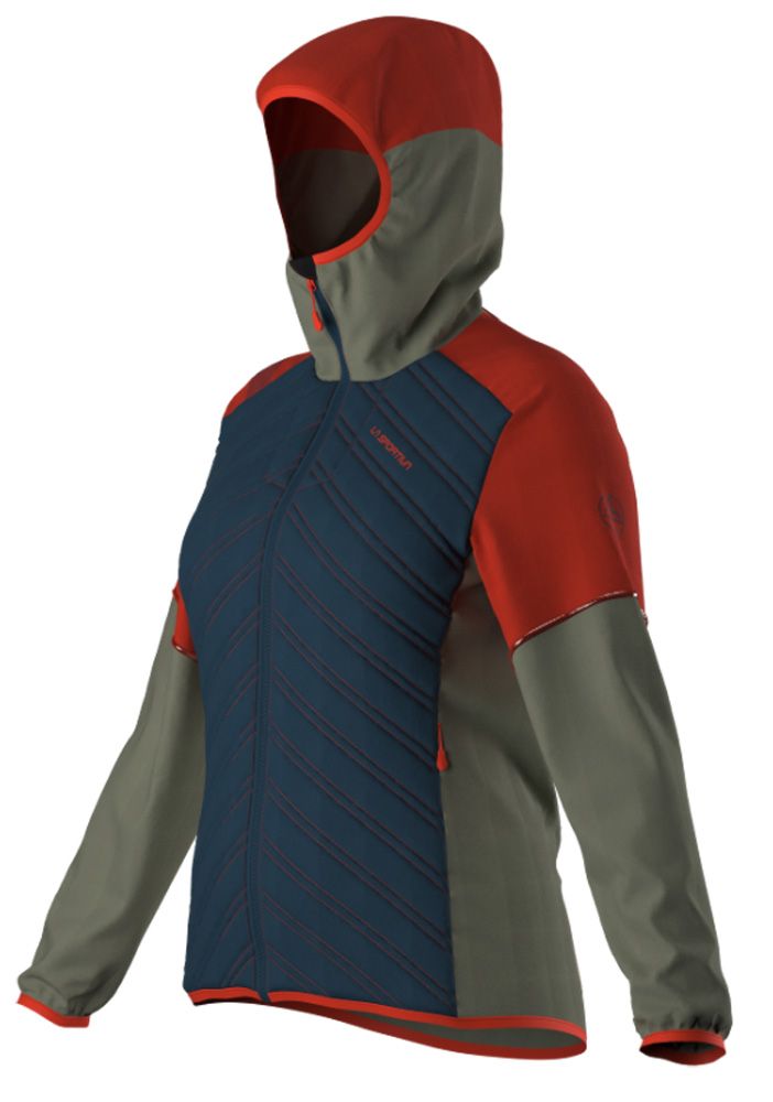 La Sportiva Koro Jacket Damen Laufjacke storm blue/tea Produktbild 0