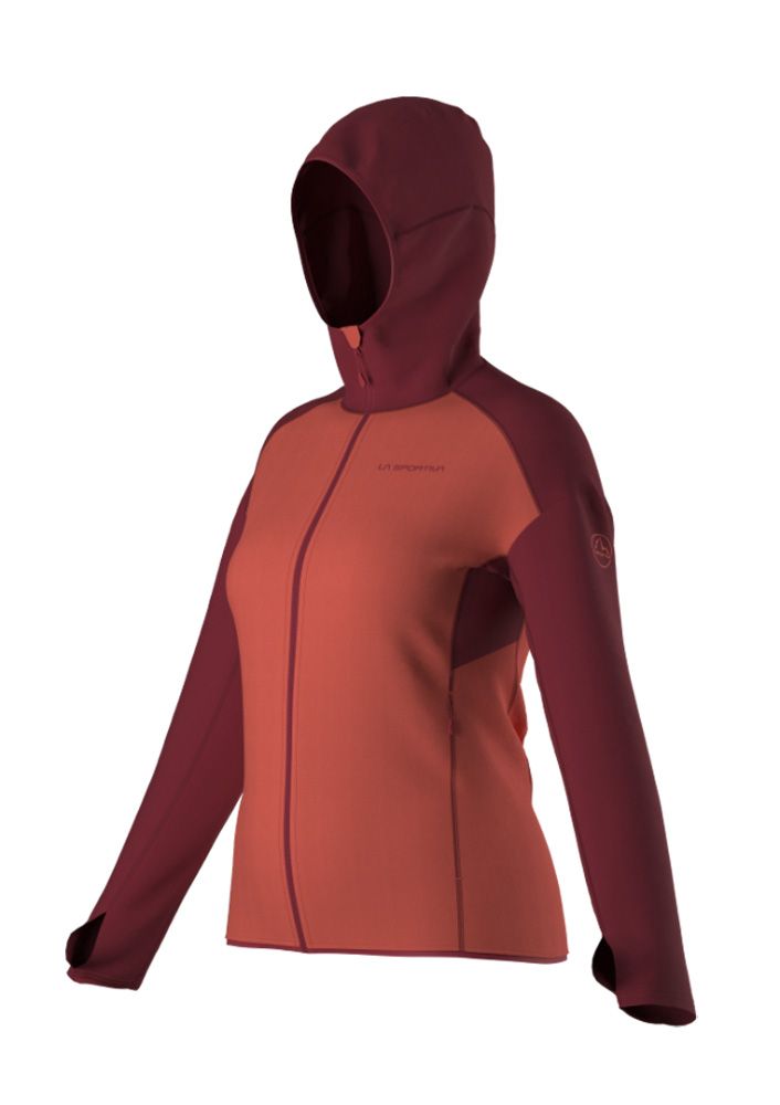 La Sportiva Upendo Hoody Damen Skitourenjacke flamingo/velvet Produktbild 0