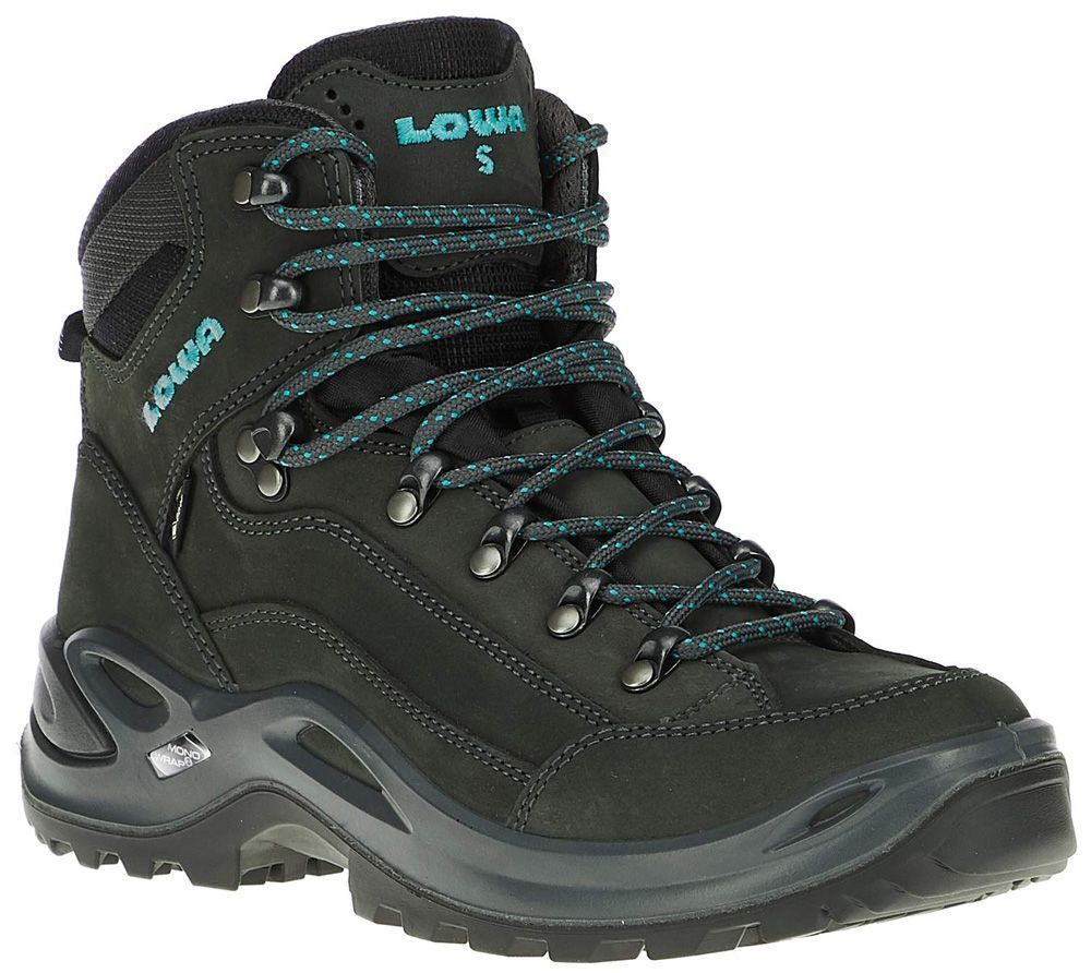 Lowa Renegade GTX MID WS Damen Wanderschuh asphalt/türkis Produktbild 1
