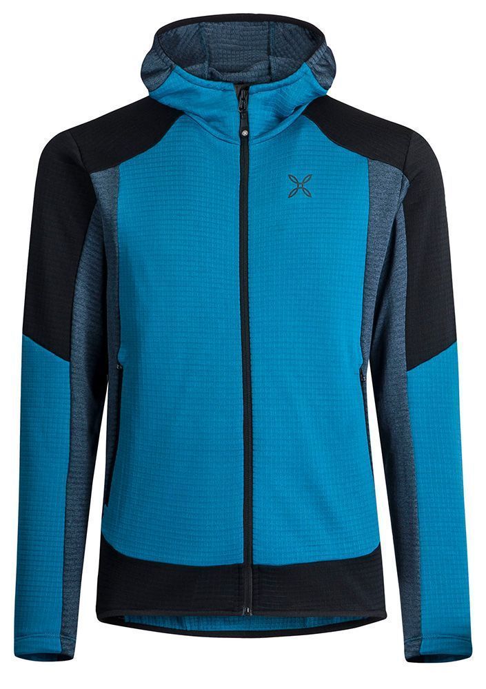 Montura Stretch Color Hoody Jacket Herren Fleecejacke blu ottanio/blu cenere Produktbild 0