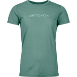 Ortovox 150 Cool Brand Ts Damen arctic grey Merinoshirt Produktbild 0