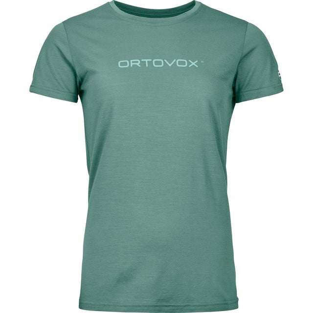 Ortovox 150 Cool Brand Ts Damen arctic grey Merinoshirt Produktbild 0