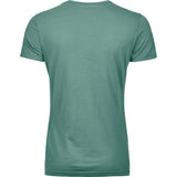Ortovox 150 Cool Brand Ts Damen arctic grey Merinoshirt Produktbild 1