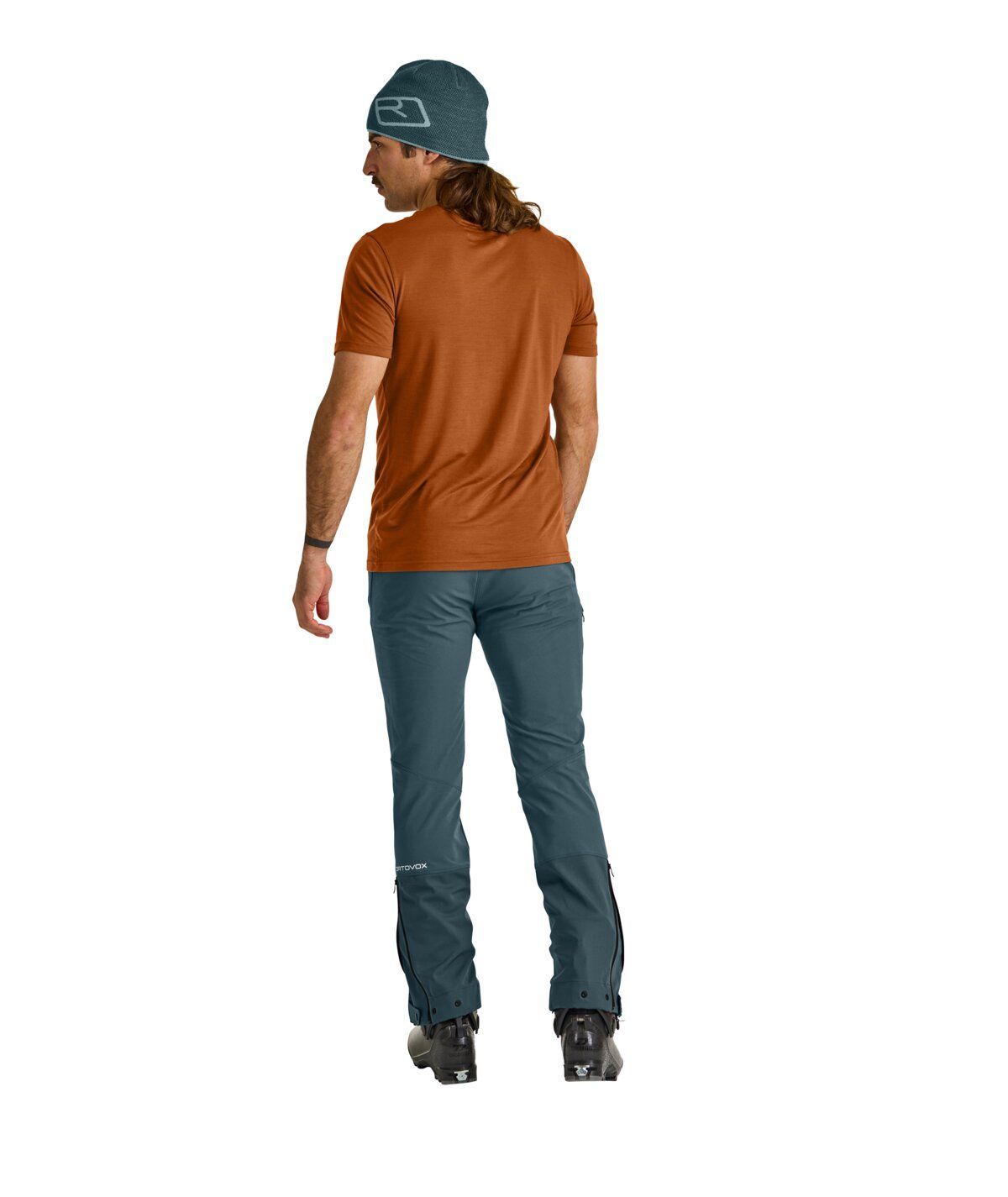 Ortovox 150 Cool Mountain Ts Herren blue note Merinoshirt Produktbild 3