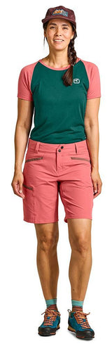 Ortovox Pelmo Shorts Damen Bergshort wild rose Produktbild 1