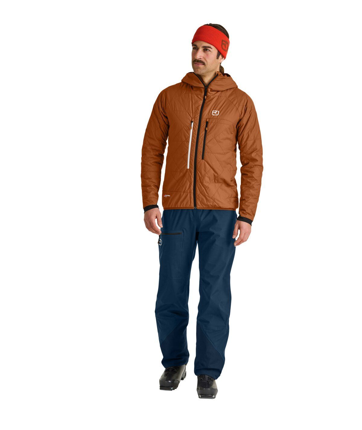 Ortovox Swisswool Piz Boè Jacket M Herren bristle brown Isolationsjacke Produktbild 2