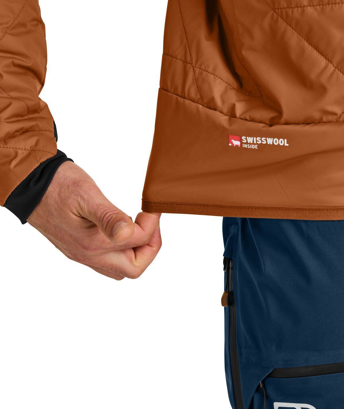 Ortovox Swisswool Piz Boè Jacket M Herren bristle brown Isolationsjacke Produktbild 5