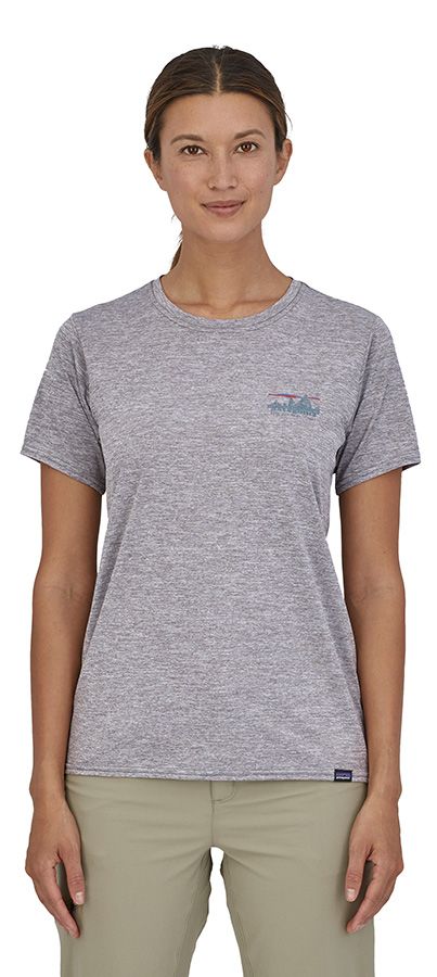 Patagonia Cap Cool Daily Graphic Shirt Damen T-Shirt '73 Skyline: Feather Grey Produktbild 1