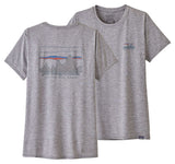 Patagonia Cap Cool Daily Graphic Shirt Damen T-Shirt '73 Skyline: Feather Grey Produktbild 0