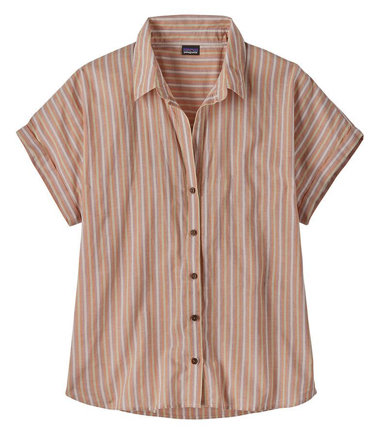 Patagonia LW A/C Shirt Damen Kurzarmbluse good times: evening mauve Produktbild 0