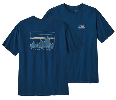 Patagonia M´s 73 Skyline Organic Herren T-Shirt lagom blue Produktbild 0