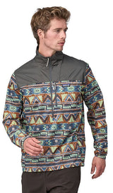 Patagonia M´s Houdini Stash 1/2 Zip Herren Pullover/Windjacke high hopes geo: forge grey Produktbild 1