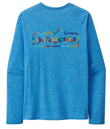 Patagonia M's Long-Sleeved Capilene® Cool Daily Graphic Shirt Herren Langarmshirt vessel blue Produktbild 0