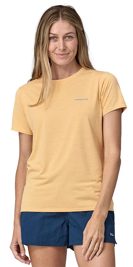 Patagonia W's Capilene® Cool Daily Graphic Shirt - Waters Damen T-Shirt sandy melon x-dye Produktbild 2