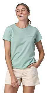 Patagonia W's P-6 Logo Responsibili-Tee® Damen T-Shirt wispy green Produktbild 2