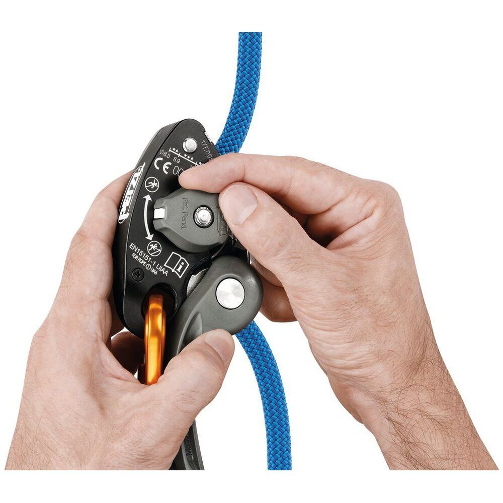 Petzl Grigri+ Halbautomat gray Sicherungsgerät Produktbild 2