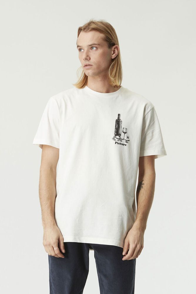 Picture D&S Winerider Tee Herren T-Shirt natural white Produktbild 2