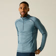 Regatta Yonder II Herren Fleecejacke dusky-blue Produktbild 0