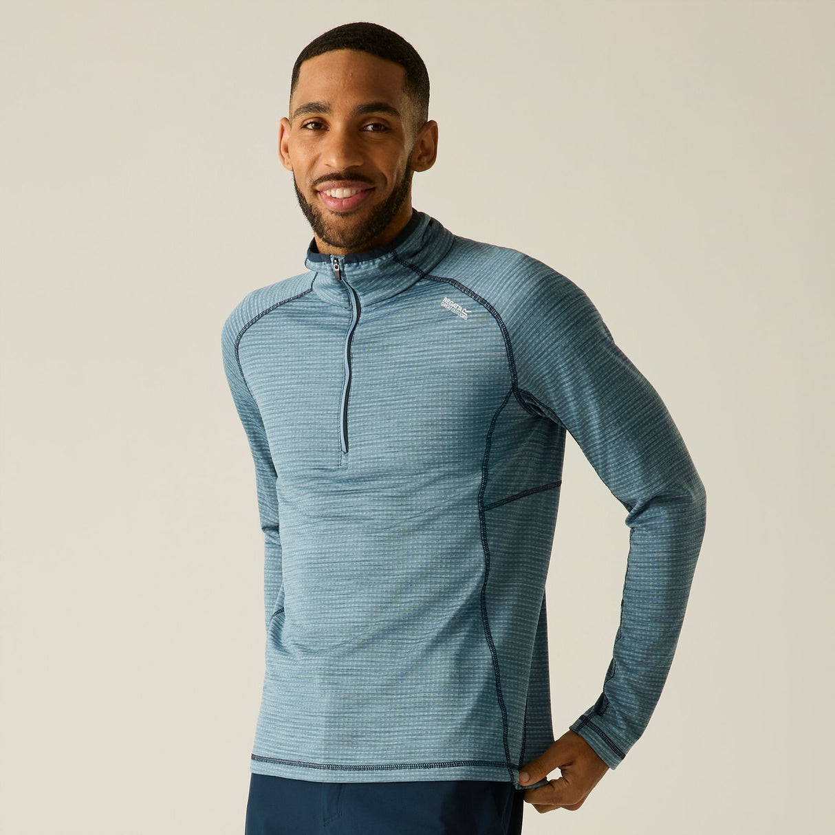 Regatta Yonder II Herren Fleecejacke dusky-blue Produktbild 0