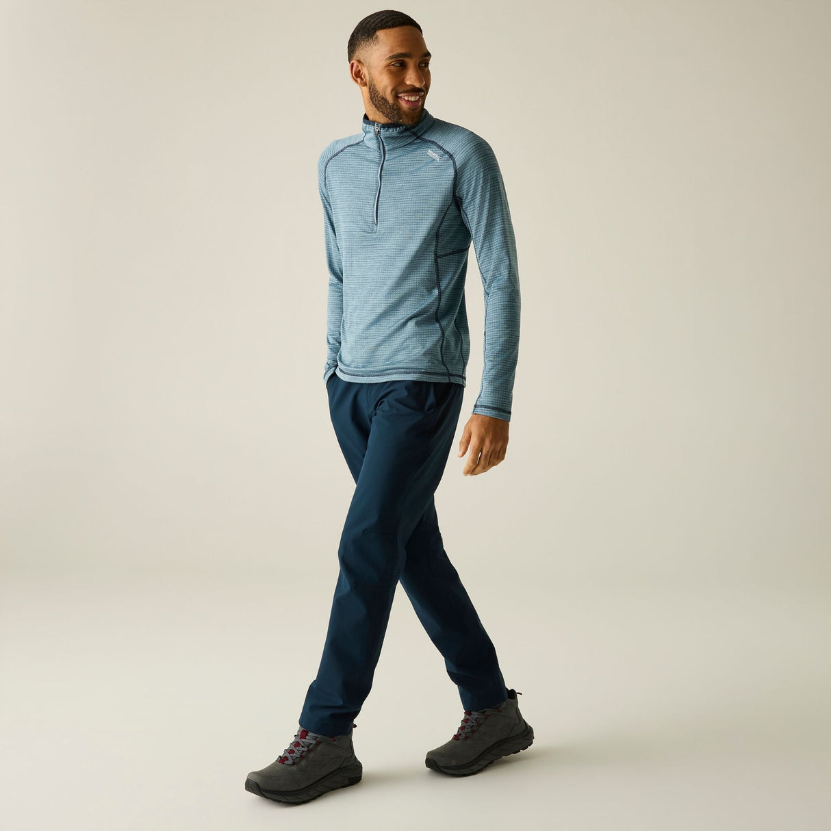 Regatta Yonder II Herren Fleecejacke dusky-blue Produktbild 1