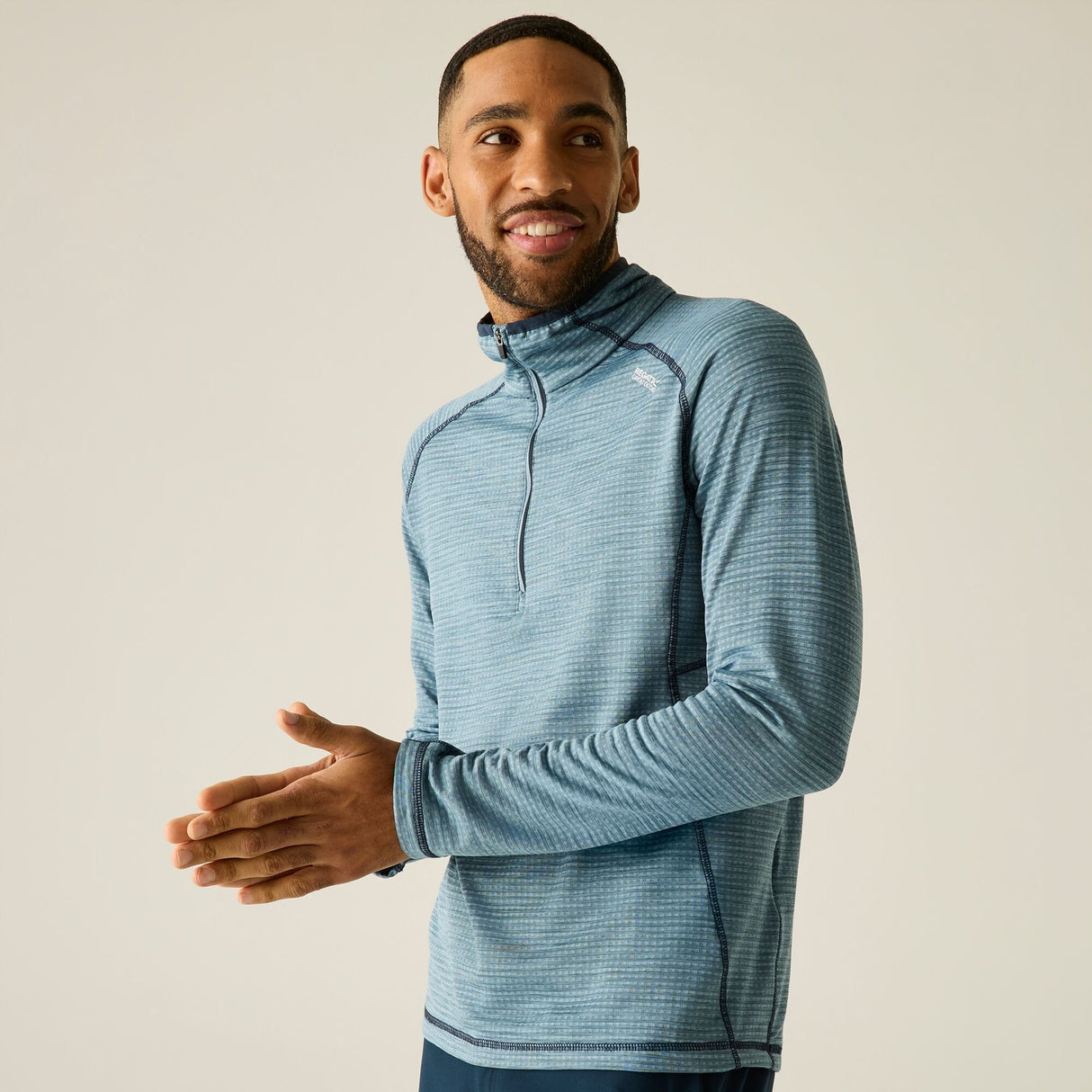 Regatta Yonder II Herren Fleecejacke dusky-blue Produktbild 4