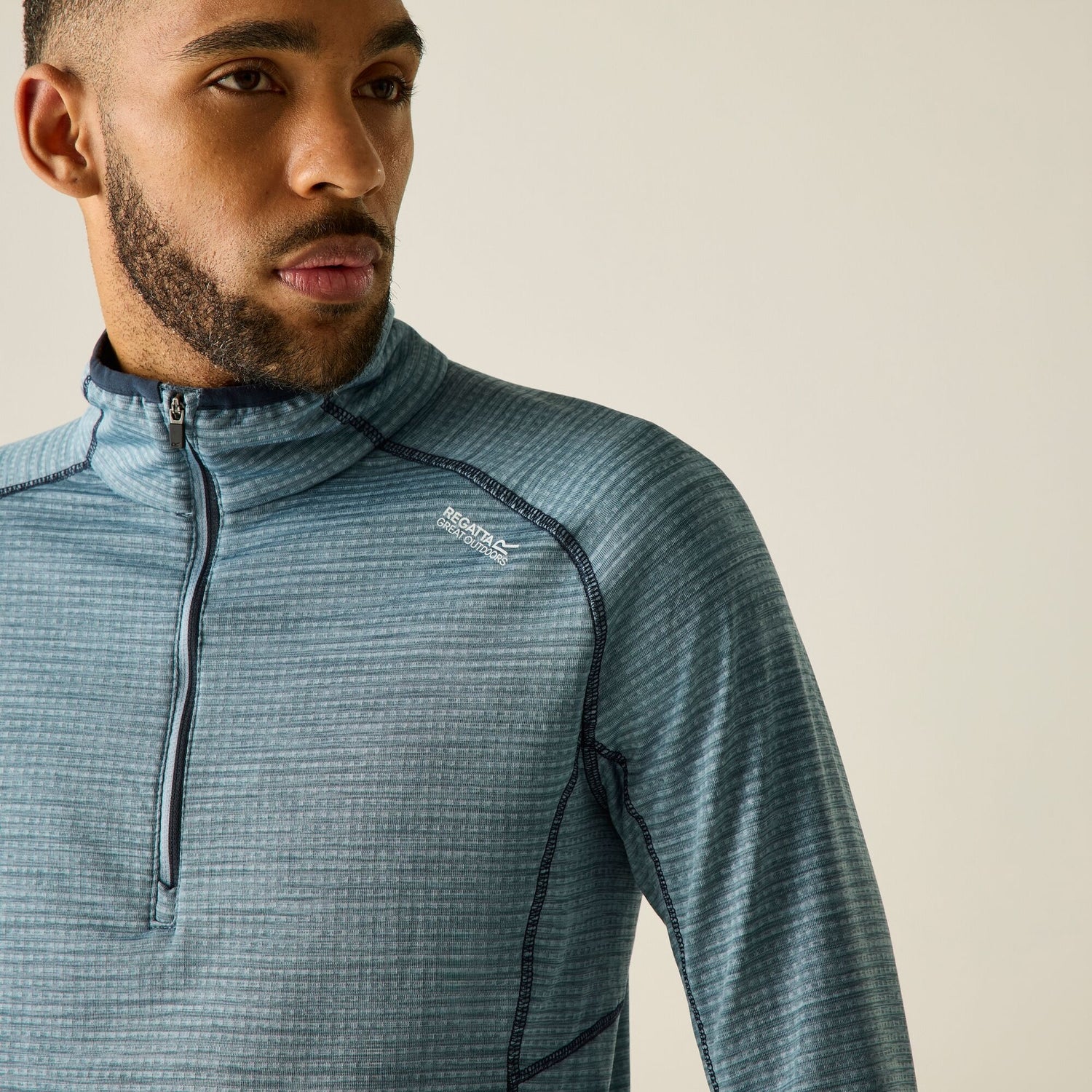 Regatta Yonder II Herren Fleecejacke dusky-blue Produktbild 5