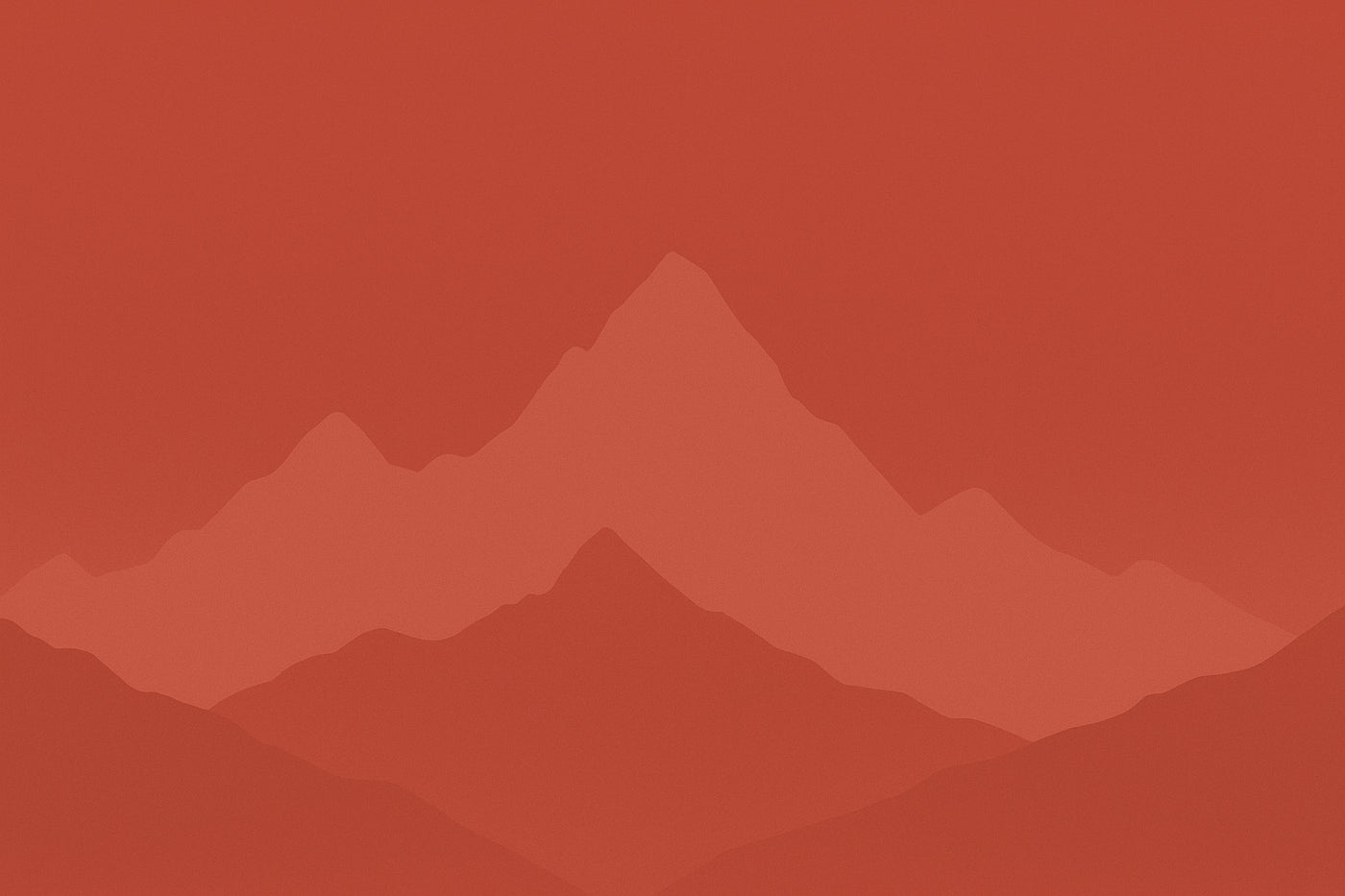 Roter Hintergrund mit Bergen
