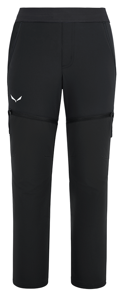 Salewa Agner DST 2/1 Pant Kinder Softshellhose black out Produktbild 0