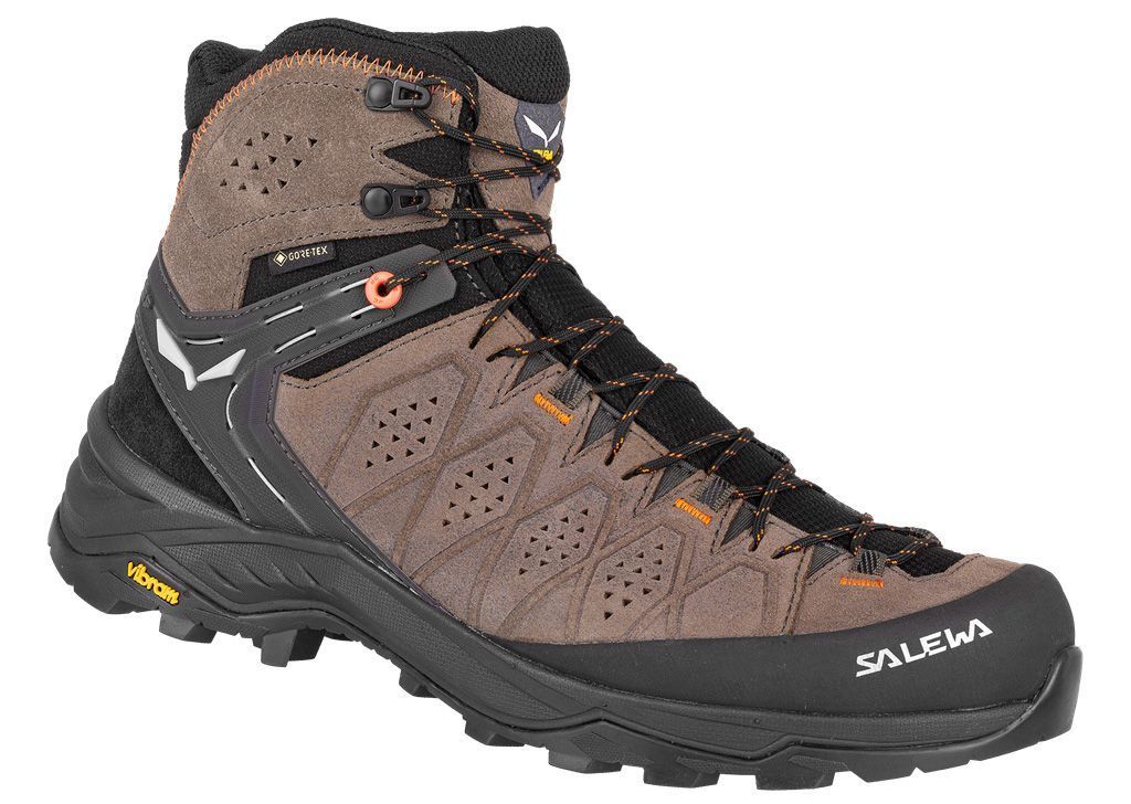 Salewa Alp Trainer 2 Mid GTX Herren Wanderschuh wallnut/flou orange Produktbild 0
