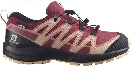 Salomon XA Pro V8 Climasalomon™ Kinderschuh earth red/black/almond cream Produktbild 0