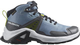 Salomon X Raise Mid Kinderschuh faded denim/indigo bunting/acid lime Produktbild 0