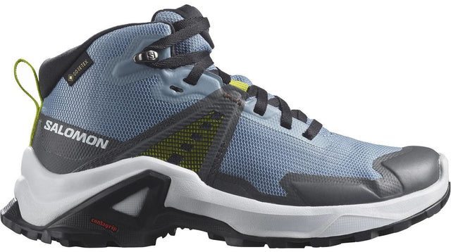 Salomon X Raise Mid Kinderschuh faded denim/indigo bunting/acid lime Produktbild 0
