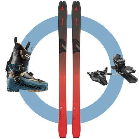 Set bestehend aus Ski, Bindung & Schuh